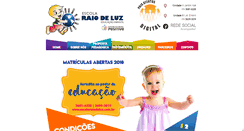 Desktop Screenshot of escolaraiodeluz.com.br